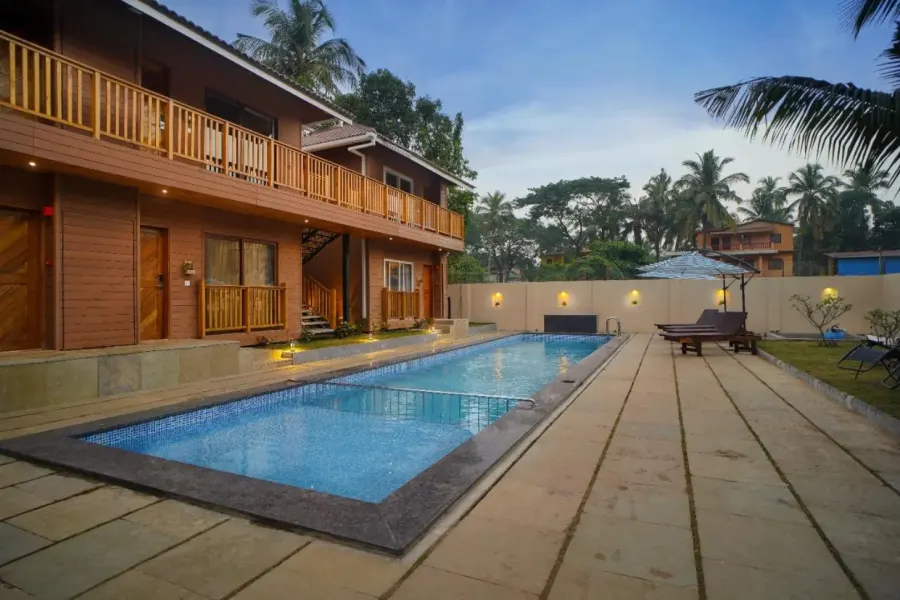 Treehouse Mars Beach Cottages, Северный Гоа